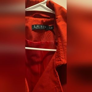 Barely used women Laurph lauren rain coat  medium